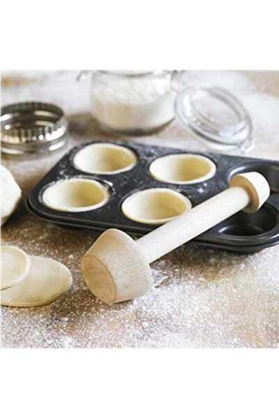 Generic Wooden pastry tamper,DIY cake and pastry push rod, double-sided woode...
