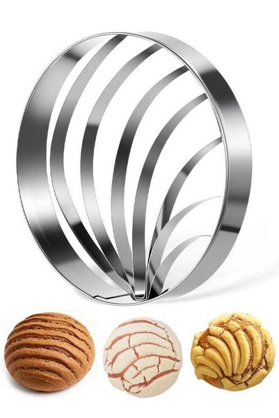 Generic Concha Cutter Mexican Bread Mold Concha Stamp Stainless Steel Bread S...