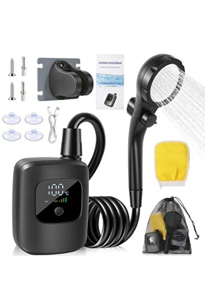 Generic Portable Camping Shower: Rechargeable 3-Hour Battery Life, Compact & ...
