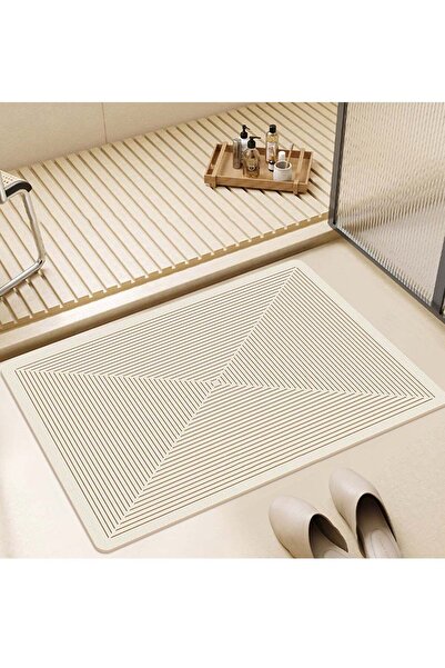 Generic Cloth Bath Mat Super Absorbent Bathtub Mat with Non-Slip Anti-Slip Ba...