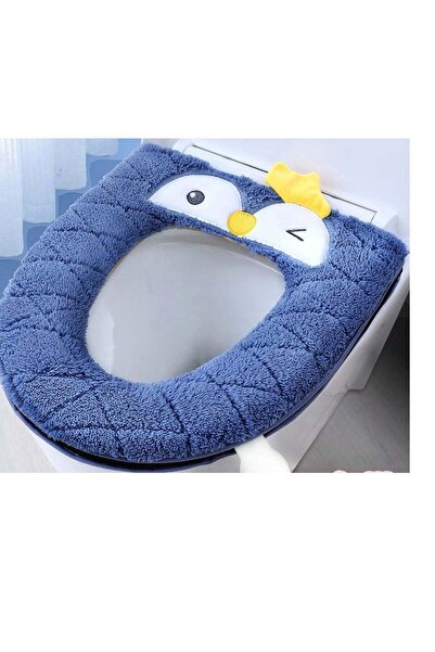 Generic Bathroom Thicken Toilet Seat Cover Cushion Pads, Soft Pink Rabbit War...