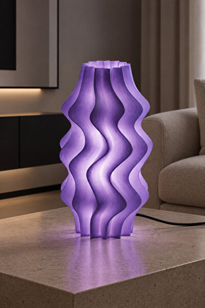 SARASWATİ Dekoratif Masa Lambası Özel Tasarım Abajur Şık Modern Görünüm Ortam...
