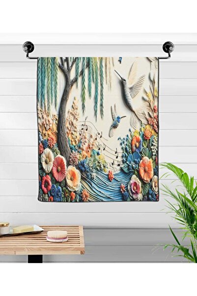 Generic Premium 3D Printed Microfiber Beach Towel – Vivid Design – Large, Ult...
