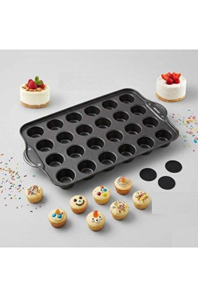 Generic Nonstick Mini Cheesecake Pan 24-Cup with Removable Bottoms – Heavy-Du...