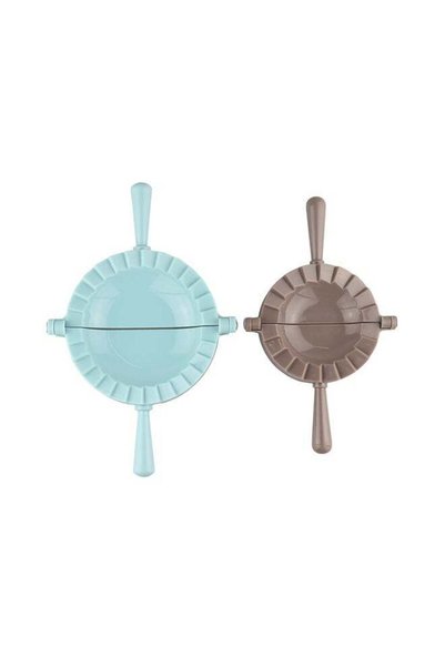 Generic Royalford 2-Piece Plastic Dumpling & Momo Maker Mould Set | Crimped E...