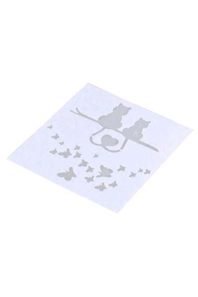 Generic Cake Fondant Side Decorating Stencil White/Grey