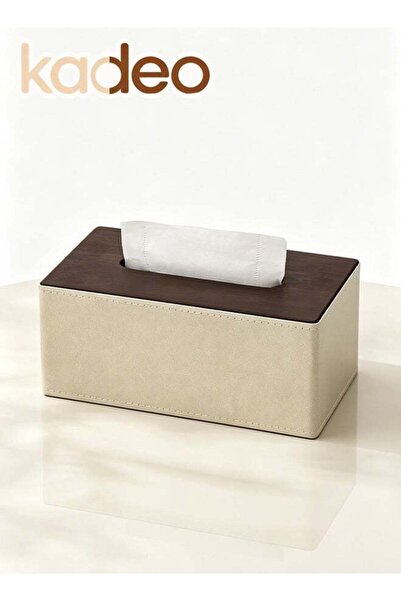 Generic Rectangular PU Leather Tissue Box Holder, with Magnetic Base Tissue B...