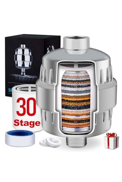 Generic 30-Stage Shower Filter for Hard Water, High Output Shower Head Filter...