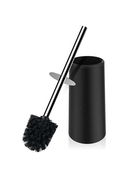 Generic Toilet Brush and Holder Set for Bathroom, Deep Cleaning Silicone Toil...