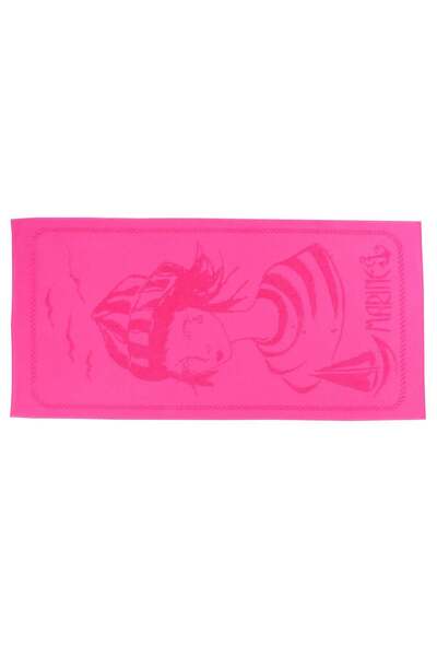 Generic Large Size Beach Towel, 100% Turkish Cotton, Sailor Girl Design, Pink...