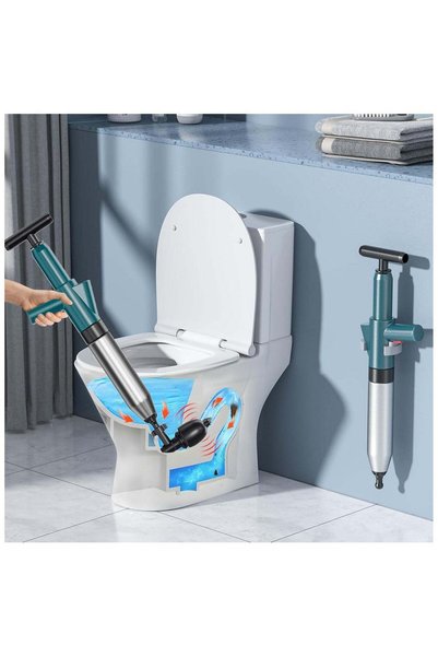 Generic Toilet Unblocker Heavy Duty, Toilet Plunger for Unblocking, Adjustabl...