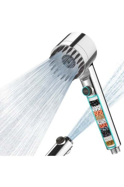 Generic FEELSO Hard Water Filter Shower Head with 15 Stage Filter, 3+1 Spray ...