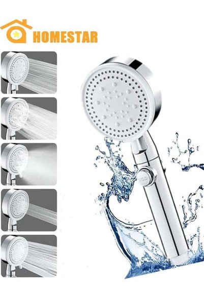 Generic High Pressure Shower Heads 5-Speed Adjustment, Hand Held Shower Head ...