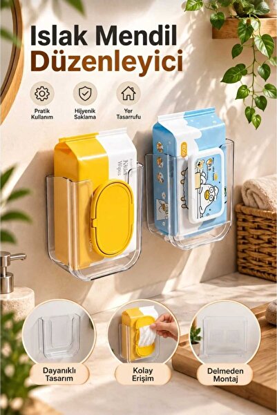 NEWSTORE HOME Islak Mendil Düzenleyici Duvar Aparatı