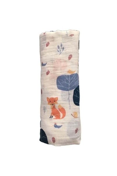 Generic Muslin Baby Hooded Towel & Washcloth Set Flowers Soft Absorbent Bath ...