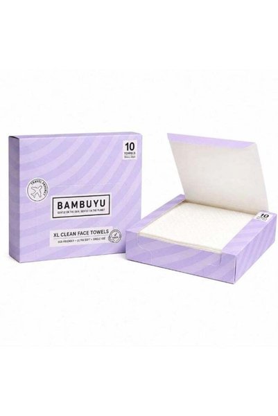 Generic Premium Bambuyu XL Travel Pack Clean Face Towels- 10pcs