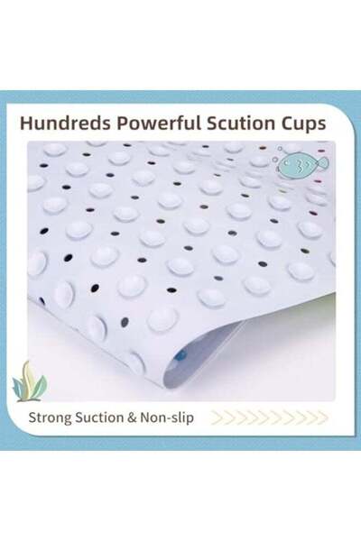 Generic Baby Bath Mat for Tub, 40 X 16 Inch Bathtub Mat Non Slip BPA Free for...