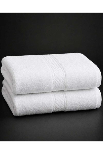 Generic 2-Pc Premium Cotton Bath Towel 70×140 cm 550+ GSM Luxury Bath Towels ...