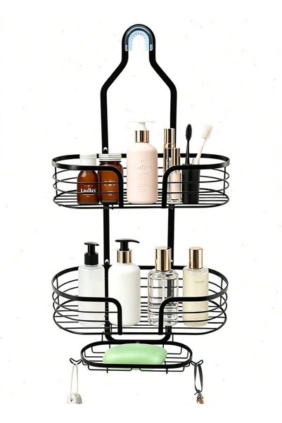 Generic Hanging Shower Caddy, No Blocking to Over Shower Head, Shower Organiz...