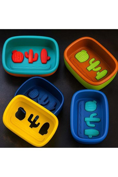Generic 4 Pack Soap Box Holder Dish Case Travel Soap Container Kitchen Wall T...
