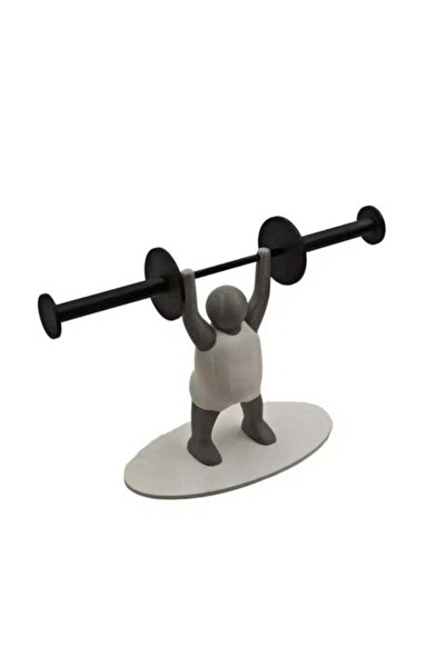 Generic Funny Weightlifter Toilet Roll Holder 3D Printable Bathroom Decor Fit...