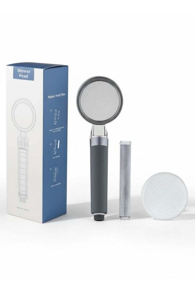 Generic Lifenpure™ High-Pressure Modern ABS Rainfall Massage Shower Head with...