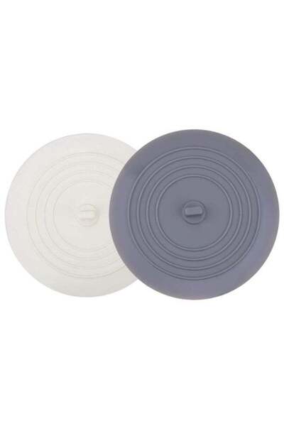 Generic Silicone Drain Stopper 2 Pack, 15 cm Flat Suction Cover for Sink and ...