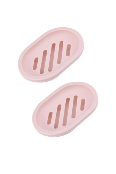 Generic 2 Pcs Shower Soap Dish Draining Soap Saver Holder for Home Bathroom, ...
