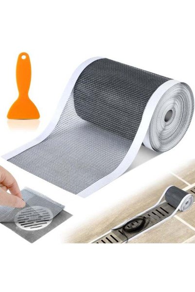 Generic 1 Pack 4 Inch x 339 Inch Linear Shower Drain Hair Catcher Screen, Dis...