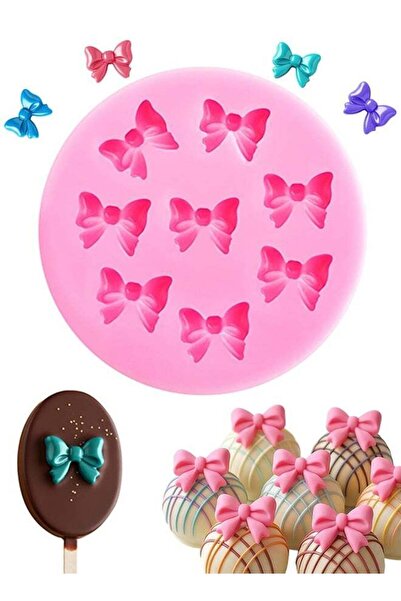 Generic 1 Pack Mini Bows Silicone Fondant Molds Chocolate Sugar Candy Cake Po...