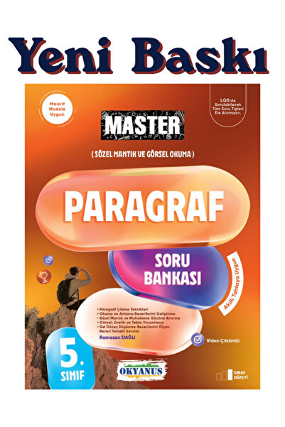 Okyanus Yayıncılık Okyanus Yayınları 5.Sınıf Master Paragraf Soru Bankası 202...