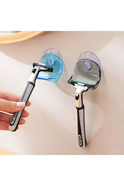 Generic 2Pcs Razor Holder for Shower with Strong Suction Cup – Waterproof Sha...