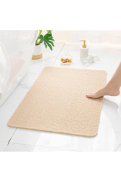 Generic Non-Slip Shower & Bathtub Mat - 16x24 inch, Quick Drying PVC Loofah B...
