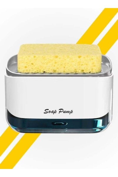 Generic Soap Pump Dispenser And Sponge Holder, 12 Ounces / 350Ml Dish Soap Di...
