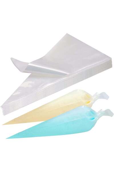 Generic Disposable Piping Bags 18 Inch Pastry Bags Cake Cupcake Cookies Decor...