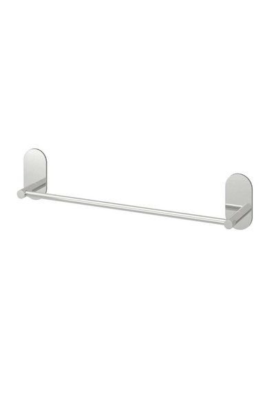 Generic Self-Adhesive Towel Rail, Chrome-Plated Aluminium, 43x6 cm