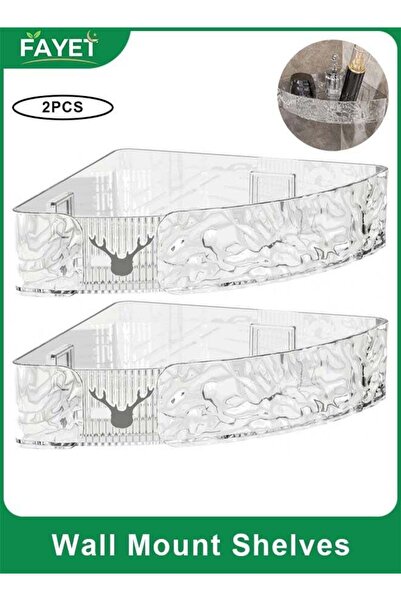 Generic 2 Pack Wall Mount Corner Shelves, Space-Saving Floating Shelves with ...