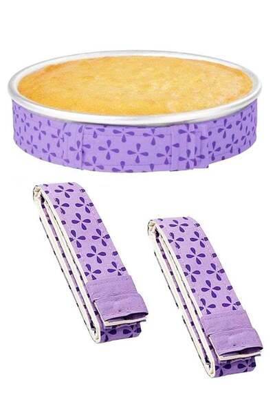 Generic 2PCS Super Absorbent Cotton Cake Pan Dampen Strips Baking Supplies