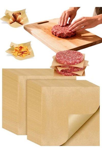 Generic 50 PCS Deli Paper Sheets 12x12 Inch, Unbleached Wax Paper Sheets for ...