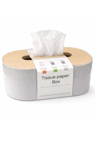 Generic Modern Tissue Box Cover with Lid – Decorative Rectangular Tissue Hold...