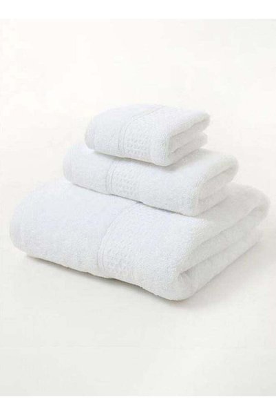 Generic Pack of 3 - Bath Towels, White