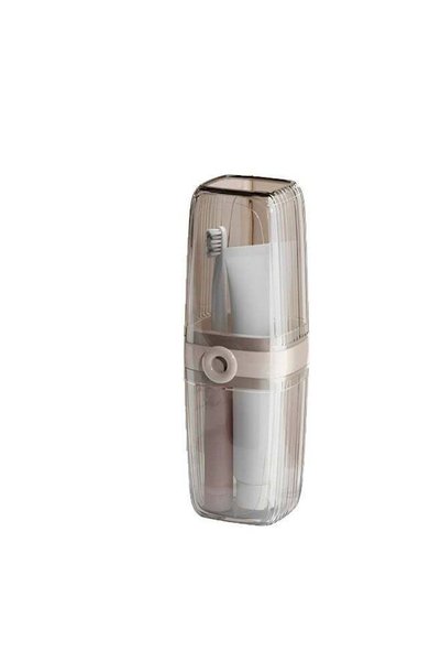 Generic Travel Toothbrush Case 2 in 1 Dust Proof Toothbrush Cover and Rinse C...