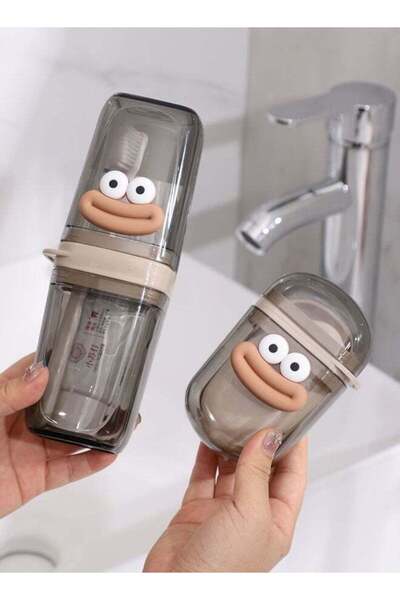 Generic 2 PCS Travel Soap Dish With Lid Set Toothbrush Case With Lid Waterpro...