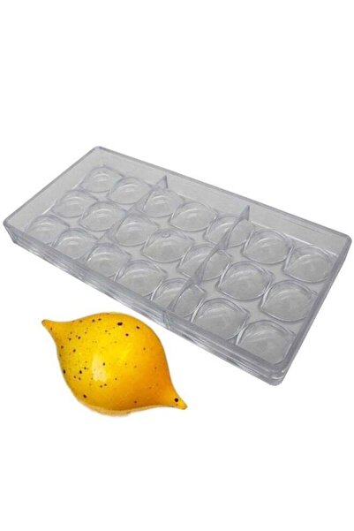 Generic Lemon Shape Polycarbonate Chocolate Candy Mould