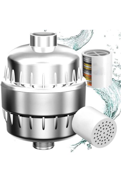 Generic Celeritek 30 Stage Shower Filter with 2 Replaceable Filter Cartridges...
