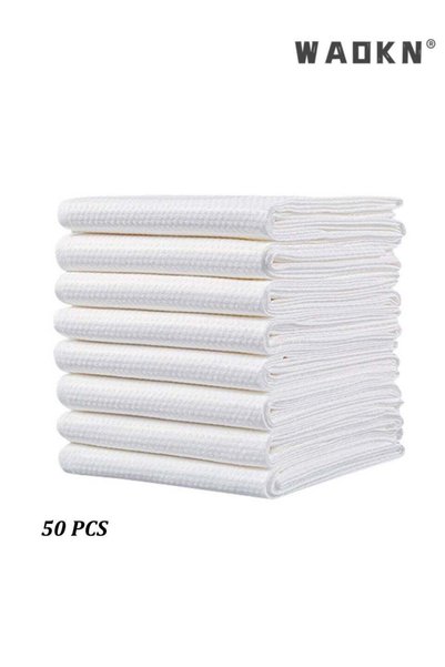 Generic Disposable Thickened Pearl Embossed Bath Towels , 50 Count Bulk Wood ...