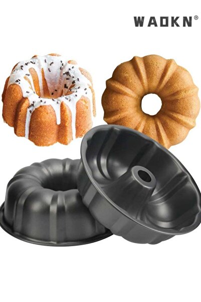 Generic 2Pcs Non-Stick Pumpkin Shaped Cake Mold, Dishwasher & Oven Safe，24x6....
