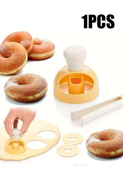 Generic Fried Donut Maker Cutter Multicolour