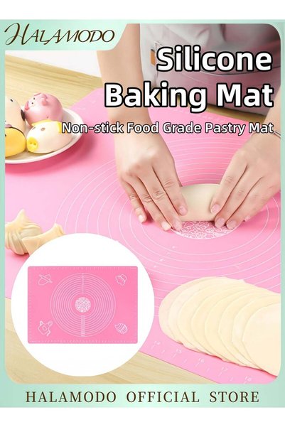 Generic Silicone Baking Mat For Pastry Rolling Dough With Measurements 50 X 4...