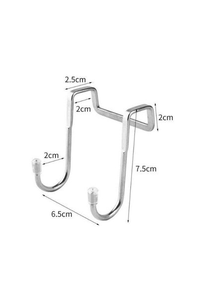 Generic Multi-purpose stainless steel double S-shaped hook stainless steel do...